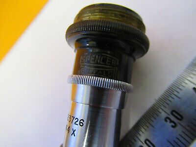 ANTIQUE SPENCER BUFFALO FLUORITE LENS 44X MICROSCOPE PART AS PICTURED P9-A-58