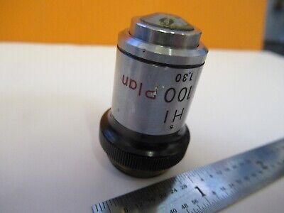 NIKON JAPAN OBJECTIVE PLAN 100X OPTICS MICROSCOPE PART AS PICTURED &FT-1-A-28