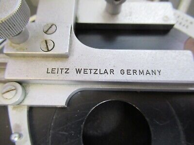 RARE LEITZ WETZLAR HEATED COOLED STAGE MICROSCOPE PART AS PICTURED &5M-A-20