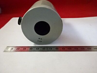 AUS JENA GERMANY ILLUMINATOR ASSEMBLY GREEN FILTER MICROSCOPE PART AS IS #99-01