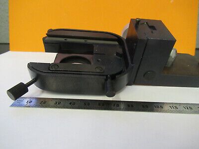 LEICA DMRE GERMANY CONDENSER HOLDER MICROSCOPE PART AS PICTURED P5-B-12