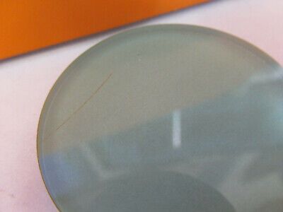 OPTICAL HEAT ABSORBING GLASS FILTER SCRATCHED FOR PARTS AS PICTURED &P6-A-70