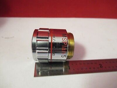 OLYMPUS JAPAN OBJECTIVE MSPLAN 5X MICROSCOPE PART OPTICS AS PICTURED &75-B-12