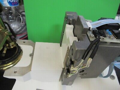 LEICA DMRB MOTORIZED STAGE MICROMETER MICROSCOPE PART OPTICS AS PICTURED 58-B-23