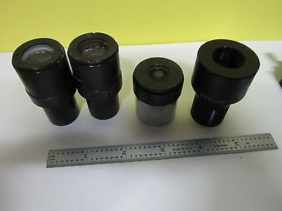 FOR PARTS MICROSCOPE EYEPIECES LOT ASSORTED OPTICS BIN#U2-B-04