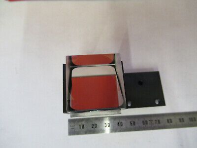 BIOMEDX MOUNTED CUBE BEAM SPLITTER OPTICS MICROSCOPE PART AS PICTURED &FT-5-H