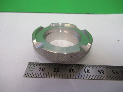 AO SPENCER LENS ALUMINUM MOUNT HOLDER MICROSCOPE PART AS PICTURED R1-A-86