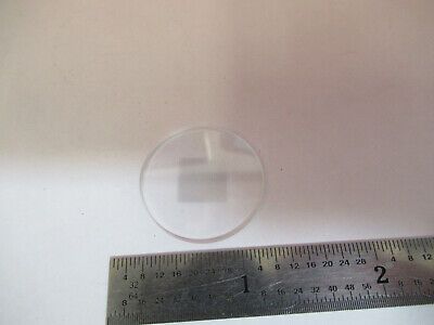 OPTICAL RETICLE GRID PATTERN MICROSCOPE OPTICS AS PICTURED #B1-A-15