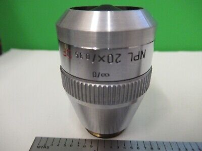 LEITZ WEZTLAR ERGOLUX OBJECTIVE 20X NPL MICROSCOPE PART AS PICTURED &15-A-74