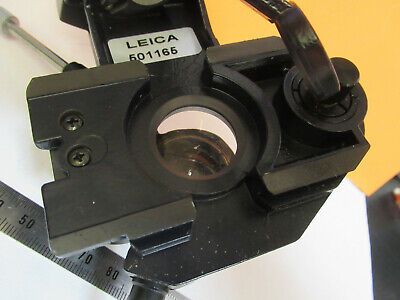 LEICA GERMANY DMRB 501165 POL CONDENSER MICROSCOPE PART AS PICTURED &P6-A-50