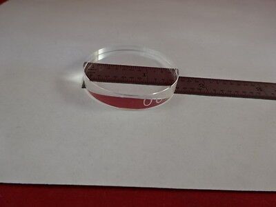 OPTICAL FLAT COHERENT FUSED SILICA 2.5" DIAMETER LASER OPTICS AS IS #80-15