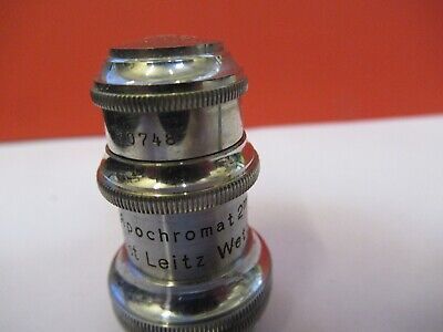 ANTIQUE ERNST LEITZ GERMANY APO 2mm OBJECTIVE MICROSCOPE PART AS PIC Q1-A-64