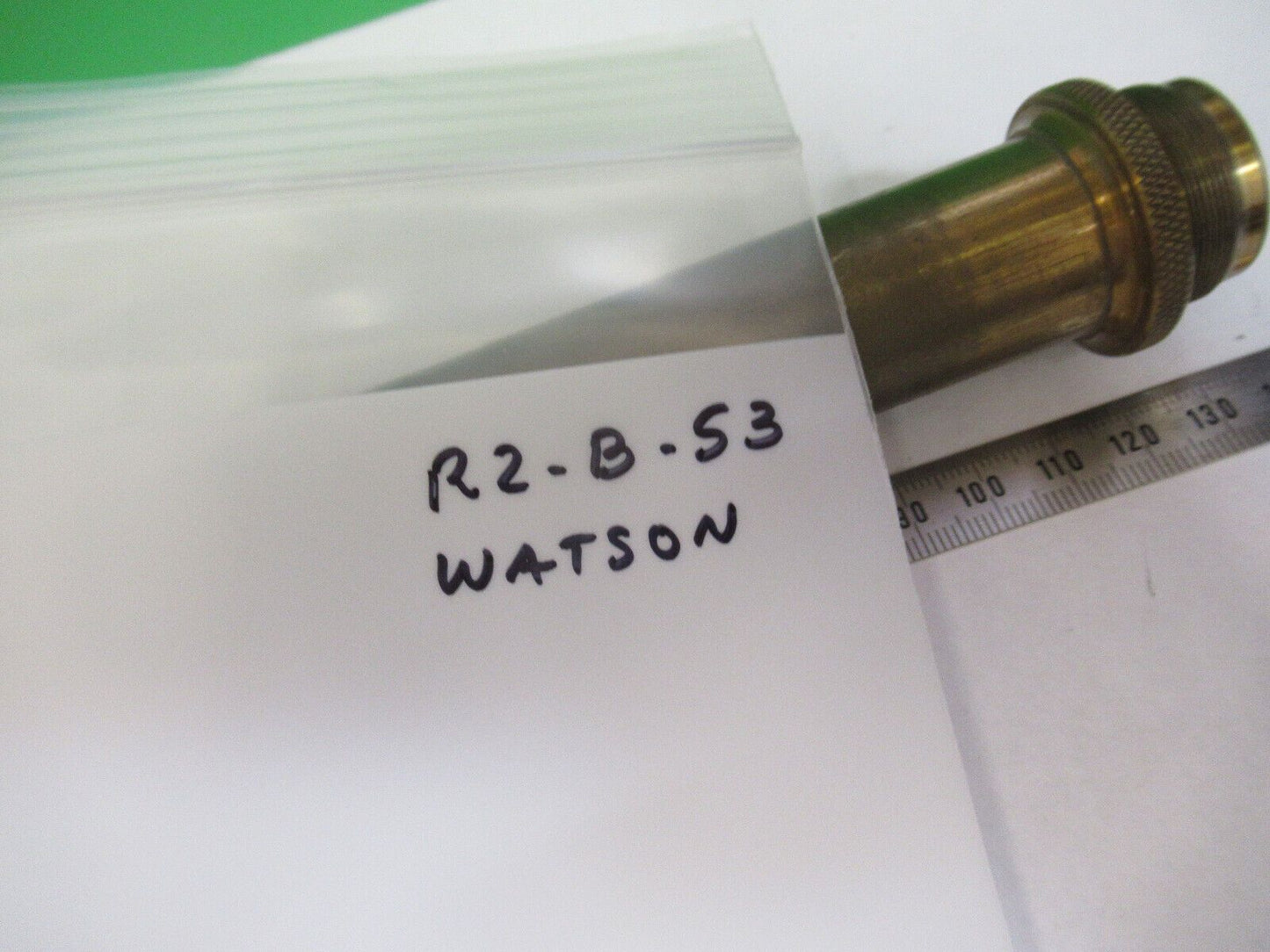 ANTIQUE BRASS UK WATSON TUBUS EXTENDER MICROSCOPE PART AS PICTURED &R2-B-53