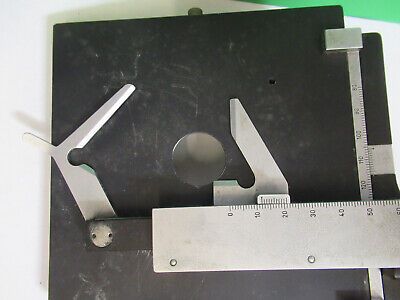 NIKON JAPAN STAGE XY TABLE  MICROSCOPE PART AS PICTURED Z9-A-77