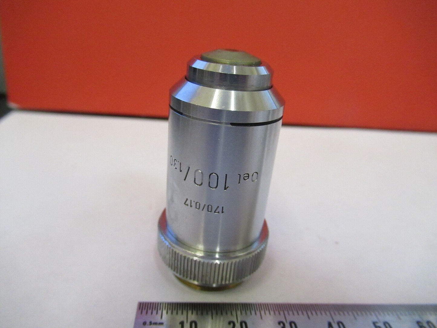 LEITZ WETZLAR OBJECTIVE 100X /170 LENS MICROSCOPE PART AS PICTURED &8Z-A-08