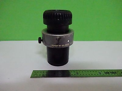 MICROSCOPE PART EYEPIECE WILD LEICA G 10X/21 SWISS OPTICS AS IS BN#V4-10