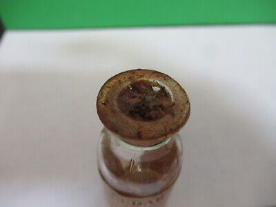 CEDAR OIL BOTTLE ANTIQUE BAUSCH LOMB MICROSCOPE PART AS PICTURED &A9-B-22