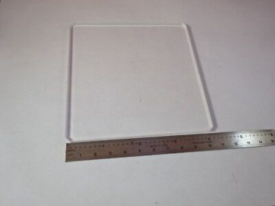 OPTICAL FUSED SILICA GLASS THICK PLATE OPTICS AS IS #91-104