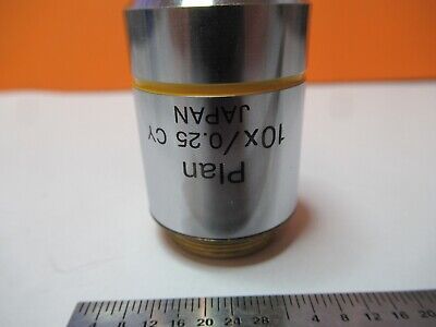 OLYMPUS JAPAN OBJECTIVE CY 10X INFINITY MICROSCOPE PART AS PICTURED &W8-A-39