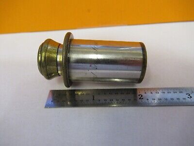 ANTIQUE CARL ZEISS PROJECTION EYEPIECE "4" MICROSCOPE PART AS PICTURED &11-B-55