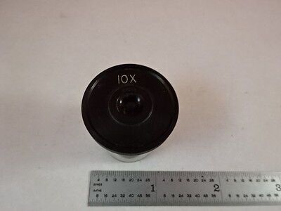 MICROSCOPE PART NICE EYEPIECE UNKNOWN MAKER 10X OPTICS AS IS B#N7-F-02