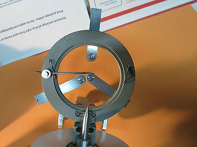 GONIOMETER-TEIL RÖNTGENBEFRUCHTUNG ODER OPTIK-PROBENHALTER MIT MIKROMETER BIN#16