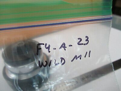 MICROSCOPE PART WILD HEERBRUGG SWISS M11 CONDENSER + IRIS AS PICTURED F4-A-23