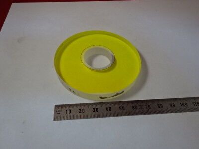 COHERENT OPTICAL FLAT FUSED SILICA 3" DIA DICHROIC MIRROR DONUT OPTICS &6-A-29A