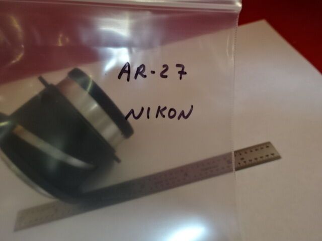 OPTICAL NIKON JAPAN LENS ASSEMBLY for COMPARATOR OPTICS  AS IS #AR-27