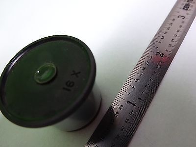 MICROSCOPE PART EYEPIECE OCULAR 16X OPTICS AS IS BIN#Y7-10