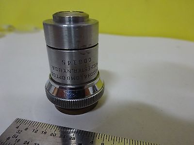 FÜR TEILE MIKROSKOP OBJEKTIVE BAUSCH LOMB 10X OPTICS AS IS BIN#P7-32