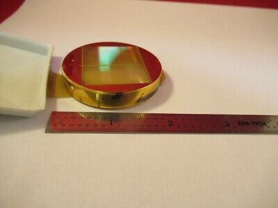 OPTICAL DIFFRACTION GRATING COPPER PLATE PRO LASER OPTICS AS PICTURED &1E-B-02