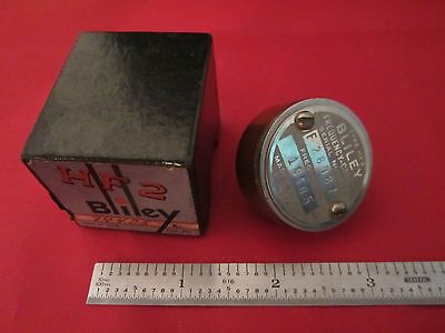 VINTAGE WWII BLILEY QUARTZ CRYSTAL HF2 14405 KC + BOX + ANLEITUNG