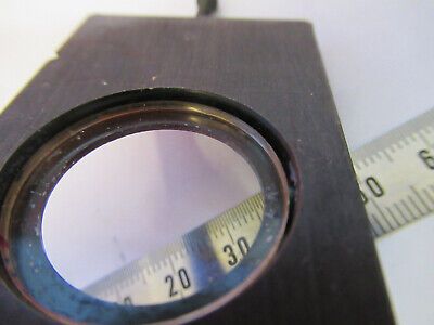 SLIDE FILTER DICHROIC MICROSCOPE PART OPTICS AS PICTURED #B3-B-32