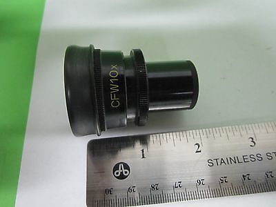 MICROSCOPE PART NIKON JAPAN EYEPIECE CFW10X OPTICS AS IS BIN#65-19