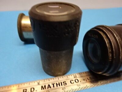 FOR PARTS LOT EYEPIECES [dirty, scratch, chips] MICROSCOPE PART AS IS #90-65