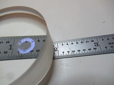 OPTICAL LARGE THICK BI CONVEX LENS OPTICS AS PICTURED &16-B-84