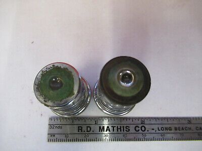 VINTAGE LOT SPENCER OBJECTIVE  10X 44X MICROSCOPE PART AS PICTURED #W8-FT-07