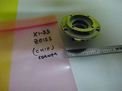 MICROSCOPE PART ZEISS GERMANY MOUNTED PRISM OPTICS AS IS BIN#X1-33