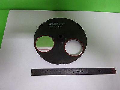 OPTISCHES FILTERRAD INFRAROT/SICHTBARE MIL SPEC LASEROPTIK AS IS BIN#72-B-01