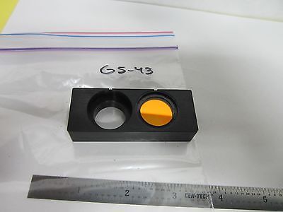 OPTICAL MICROSCOPE SLIDE FILTER LEITZ OPTICS BIN#G5-43