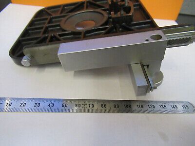 LEITZ WETZLAR GERMANY XY STAGE TABLE MICROSCOPE PART AS PICTURED &P9-A-36