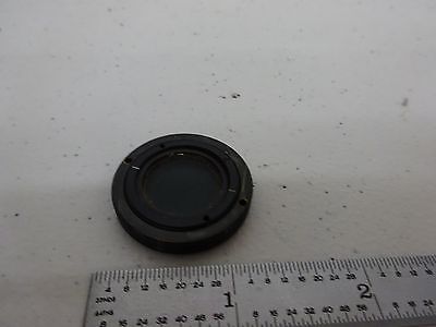 MICROSCOPE PART ZEISS BRASS MOUNTED POLARIZER POL FILTER OPTICS AS IS BIN#M4-93