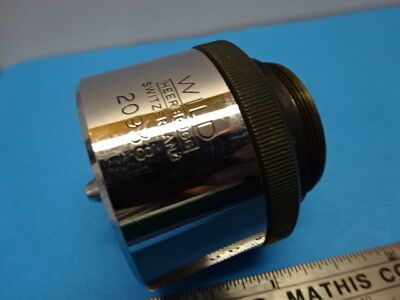 WILD HEERBRUGG SWISS OBJECTIVE EPI 20X MICROSCOPE PART OPTICS AS IS &90-A-02