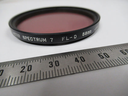 OPTICAL PROMASTER FILTER SPECTRUM 7 FL-D 58mm LASER OPTICS AS PICTURED &W6-A-03