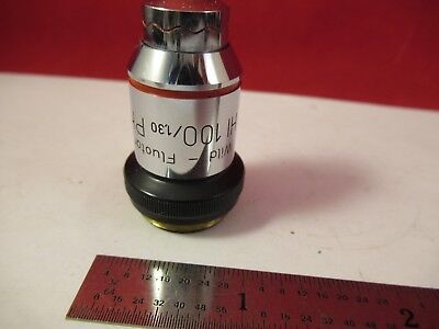 WILD SWISS OBJECTIVE PHASE 100X PH FLUOTAR MICROSCOPE PART OPTICS &75-B-26