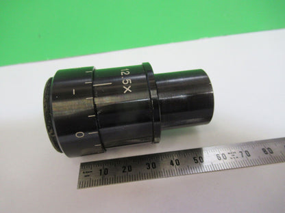 UNKNOWN EYEPIECE 12.5X VARIABLE OPTICS MICROSCOPE PART AS PICTURED H7-B-36