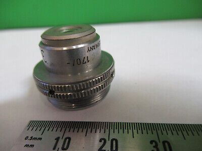 LEITZ WETZLAR OBJECTIVE 3.5X /170 OPTICS MICROSCOPE PART as pictured R9-A-19