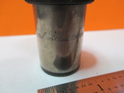 ANTIQUE CARL ZEISS JENA GERMANY EYEPIECE "1" MICROSCOPE PART AS PICTURED A3-B-93