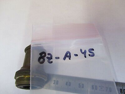 ANTIQUE BRASS REICHERT "8" OBJECTIVE LENS MICROSCOPE PART AS PICTURED &8Z-A-45